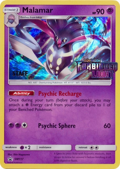 Image for Malamar - SM117 (Prerelease) [Staff] (SM Promos) (SM117) - Pokemon