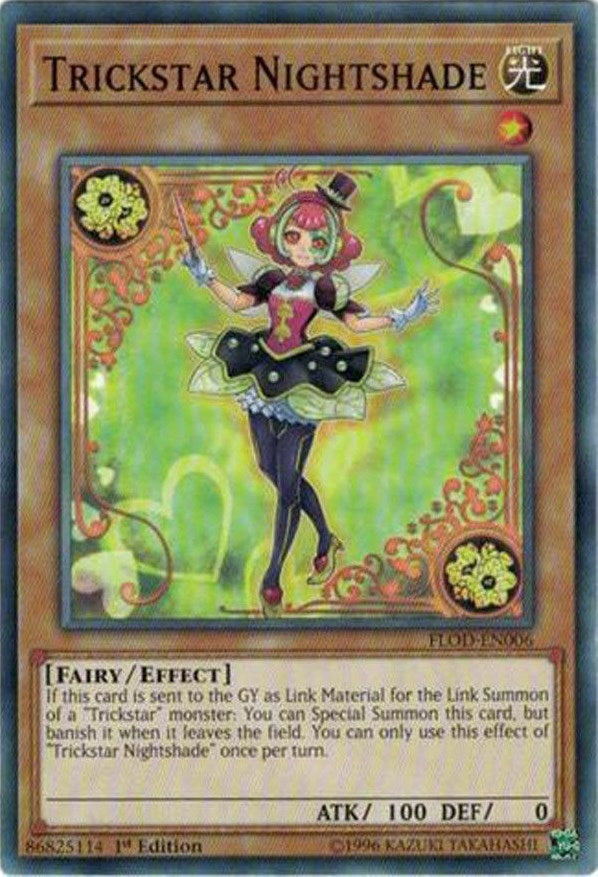 Image for Trickstar Nightshade (Flames of Destruction) (FLOD-EN006) - YuGiOh