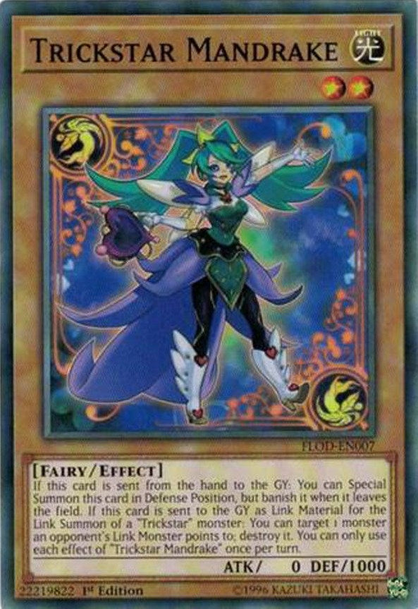 Image for Trickstar Mandrake (Flames of Destruction) (FLOD-EN007) - YuGiOh