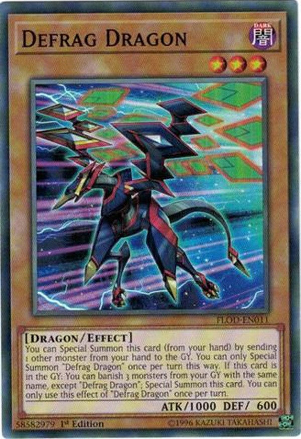 Image for Defrag Dragon (Flames of Destruction) (FLOD-EN011) - YuGiOh