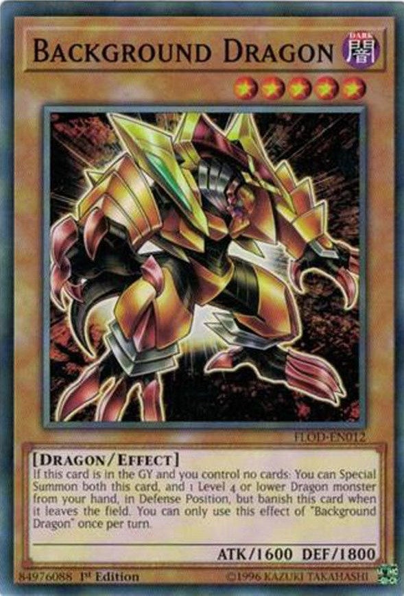 Image for Background Dragon (Flames of Destruction) (FLOD-EN012) - YuGiOh
