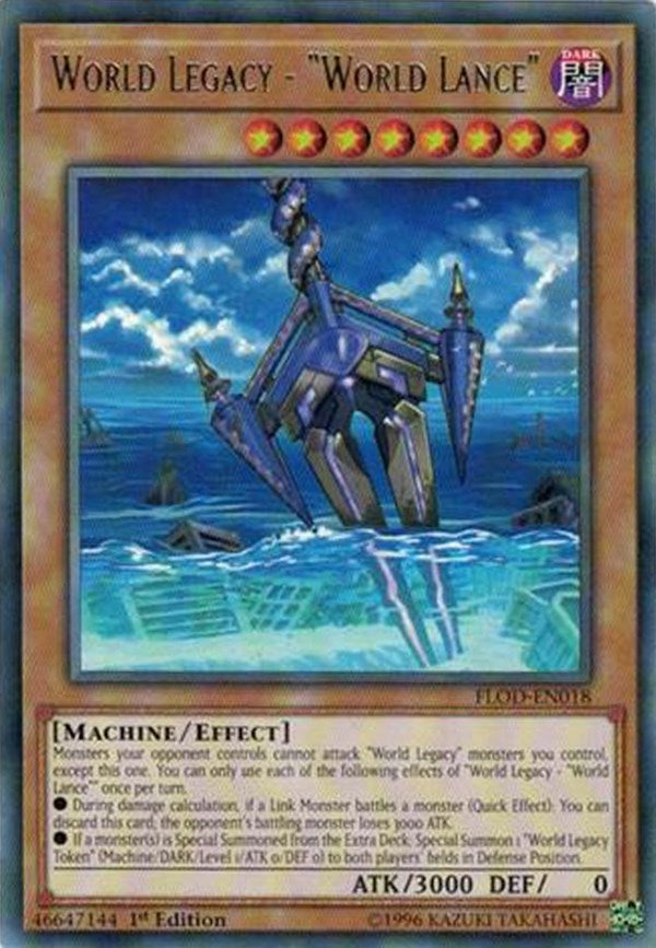 Image for World Legacy - "World Lance" (Flames of Destruction) (FLOD-EN018) - YuGiOh