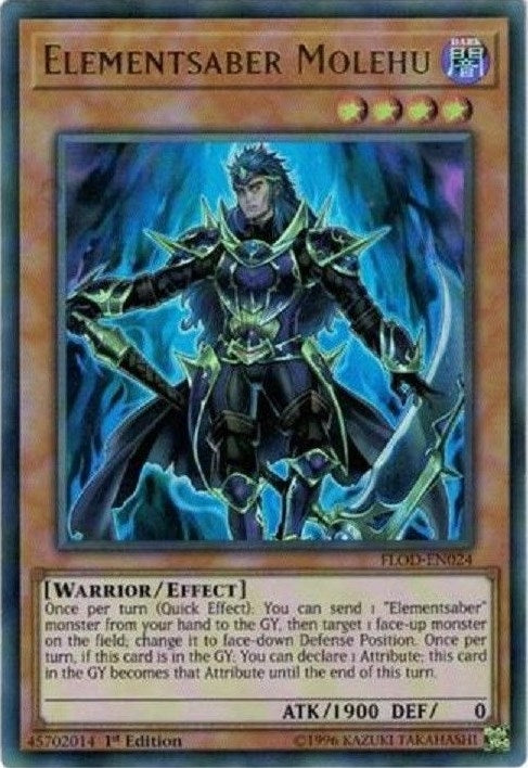 Image for Elementsaber Molehu (Flames of Destruction) (FLOD-EN024) - YuGiOh