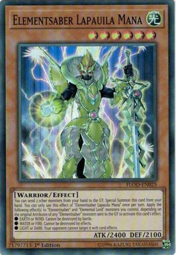 Image for Elementsaber Lapauila Mana (Flames of Destruction) (FLOD-EN025) - YuGiOh