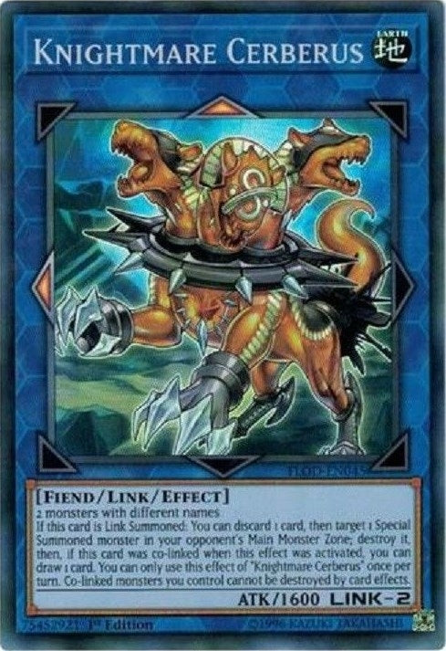 Image for Knightmare Cerberus (Flames of Destruction) (FLOD-EN045) - YuGiOh