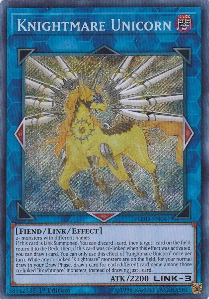 Image for Knightmare Unicorn (Flames of Destruction) (FLOD-EN047) - YuGiOh