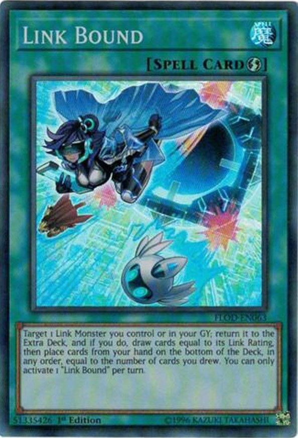 Image for Link Bound (Flames of Destruction) (FLOD-EN063) - YuGiOh