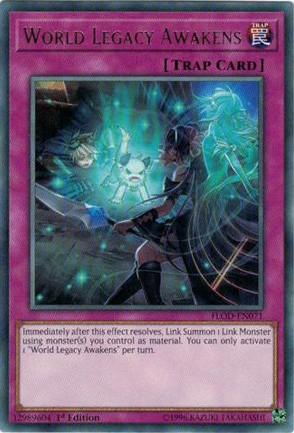 Image for World Legacy Awakens (Flames of Destruction) (FLOD-EN071) - YuGiOh