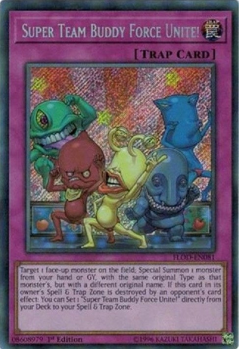 Image for Super Team Buddy Force Unite! (Flames of Destruction) (FLOD-EN081) - YuGiOh