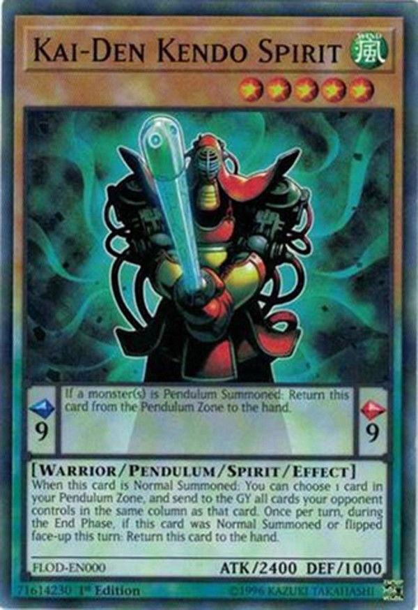 Image for Kai-Den Kendo Spirit (Flames of Destruction) (FLOD-EN000) - YuGiOh