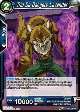 Image for Trio De Dangers Lavender (Tournament of Power) (TB1-037) - Dragon Ball Super: Masters