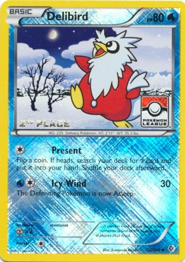 Image for Delibird - 38/149 (Pokemon League) [2nd Place] (League & Championship Cards) (038/149) - Pokemon