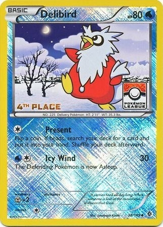 Image for Delibird - 38/149 (Pokemon League) [4th Place] (League & Championship Cards) (038/149) - Pokemon