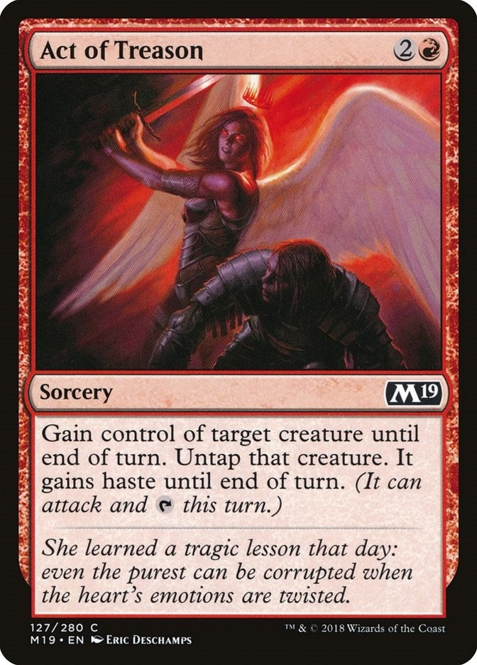 Image for Act of Treason (Core Set 2019) (127) - Magic: The Gathering