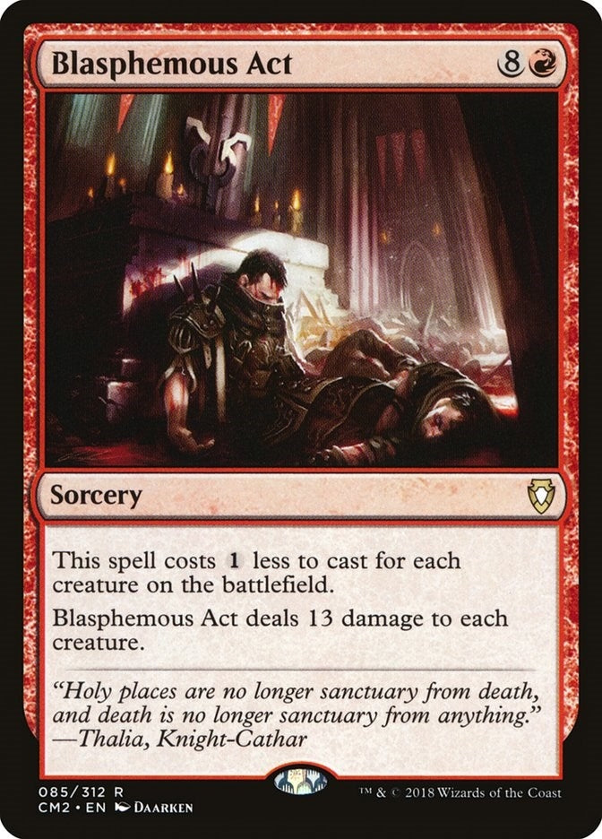 Image for Blasphemous Act (Commander Anthology Volume II) (85) - Magic: The Gathering
