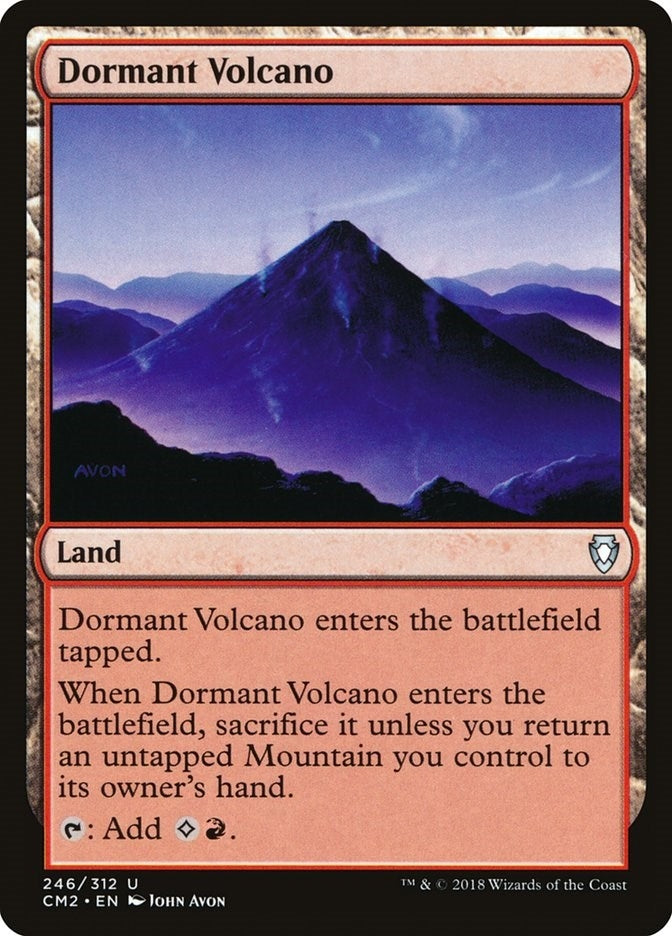 Image for Dormant Volcano (Commander Anthology Volume II) (246) - Magic: The Gathering
