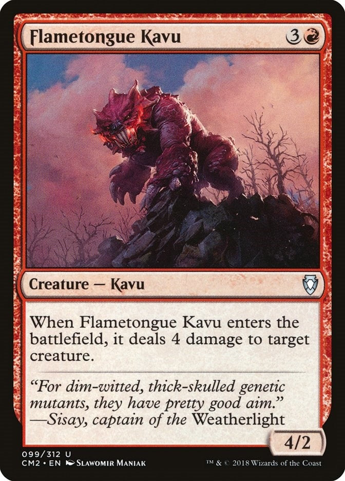 Image for Flametongue Kavu (Commander Anthology Volume II) (99) - Magic: The Gathering