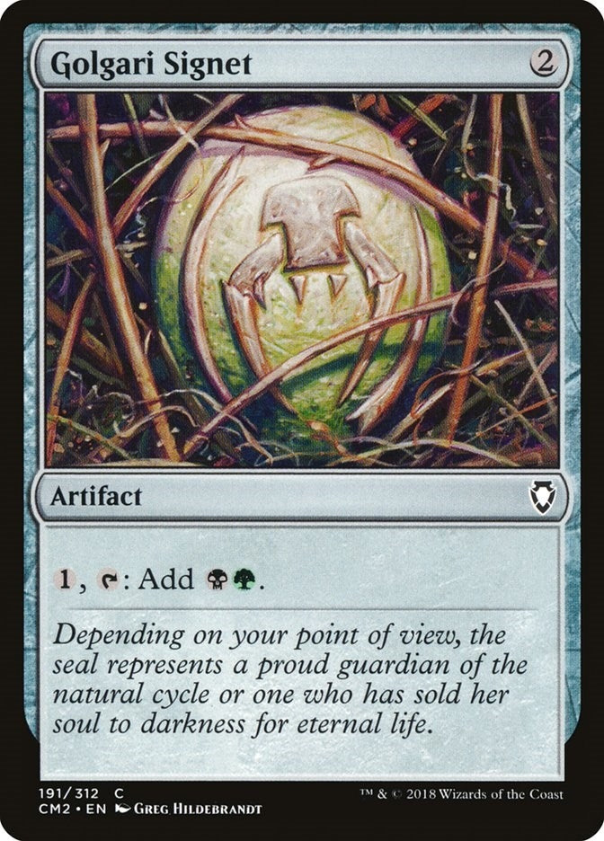 Image for Golgari Signet (191) (Commander Anthology Volume II) (191) - Magic: The Gathering