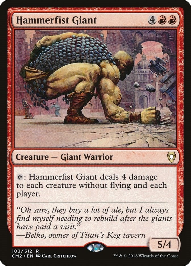 Image for Hammerfist Giant (Commander Anthology Volume II) (103) - Magic: The Gathering