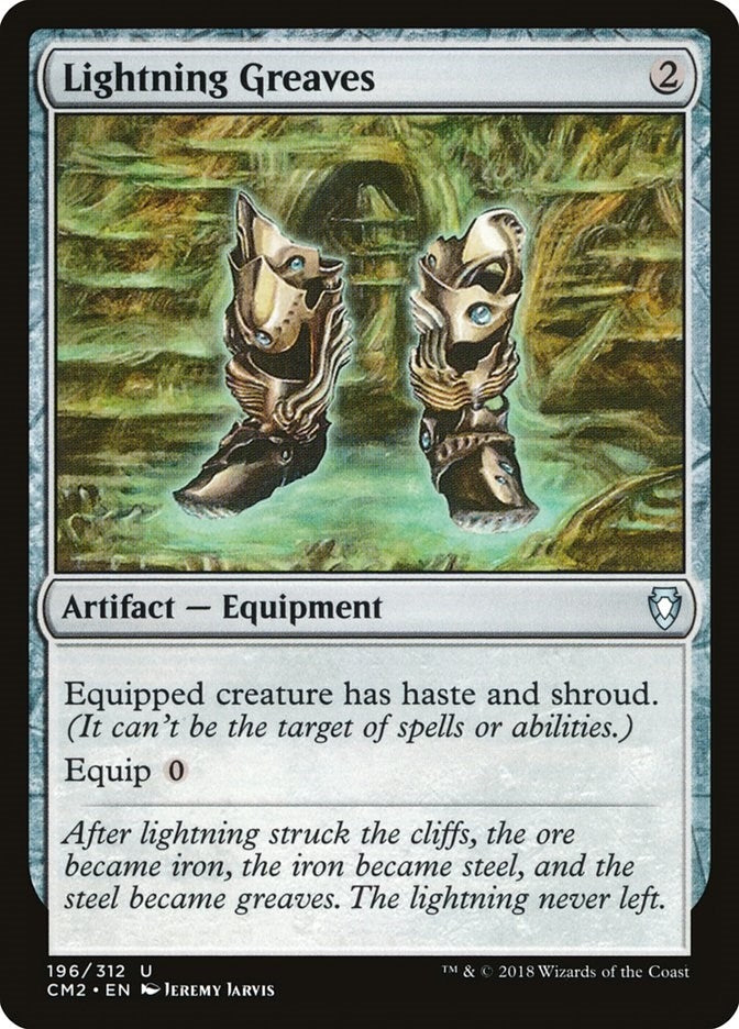 Image for Lightning Greaves (Commander Anthology Volume II) (196) - Magic: The Gathering