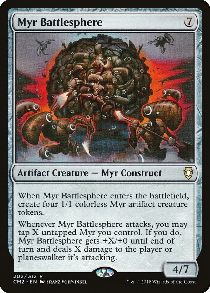 Image for Myr Battlesphere (Commander Anthology Volume II) (202) - Magic: The Gathering