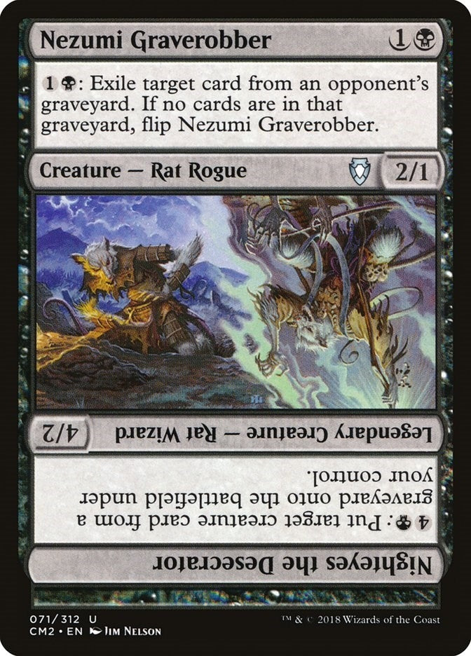 Image for Nezumi Graverobber // Nighteyes the Desecrator (Commander Anthology Volume II) (71) - Magic: The Gathering