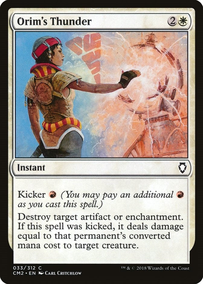Image for Orim's Thunder (Commander Anthology Volume II) (33) - Magic: The Gathering