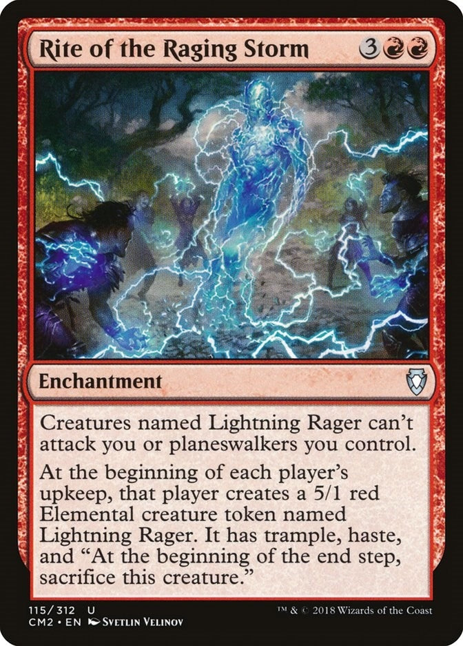 Image for Rite of the Raging Storm (Commander Anthology Volume II) (115) - Magic: The Gathering