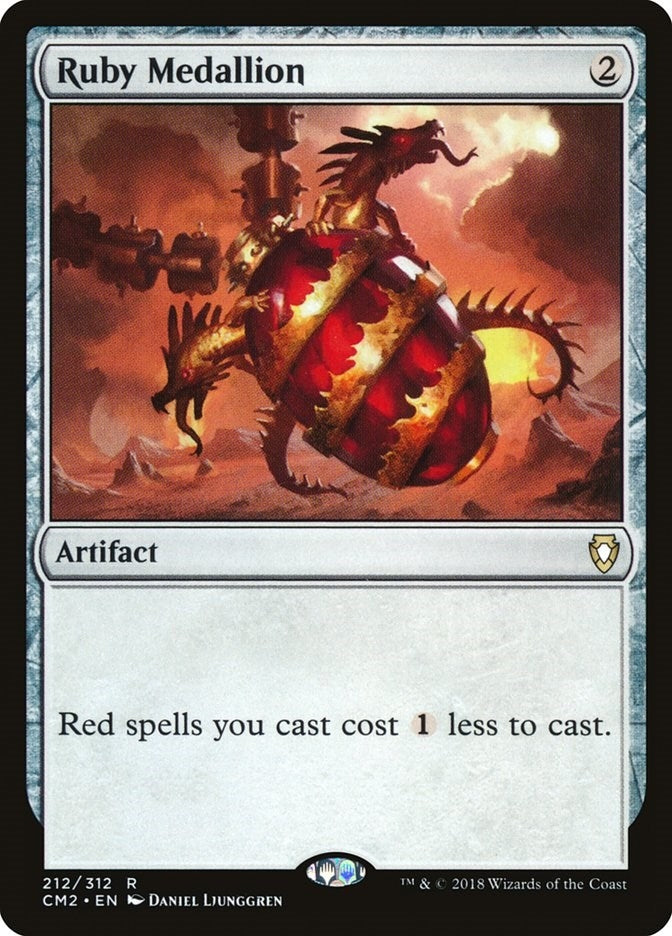 Image for Ruby Medallion (Commander Anthology Volume II) (212) - Magic: The Gathering
