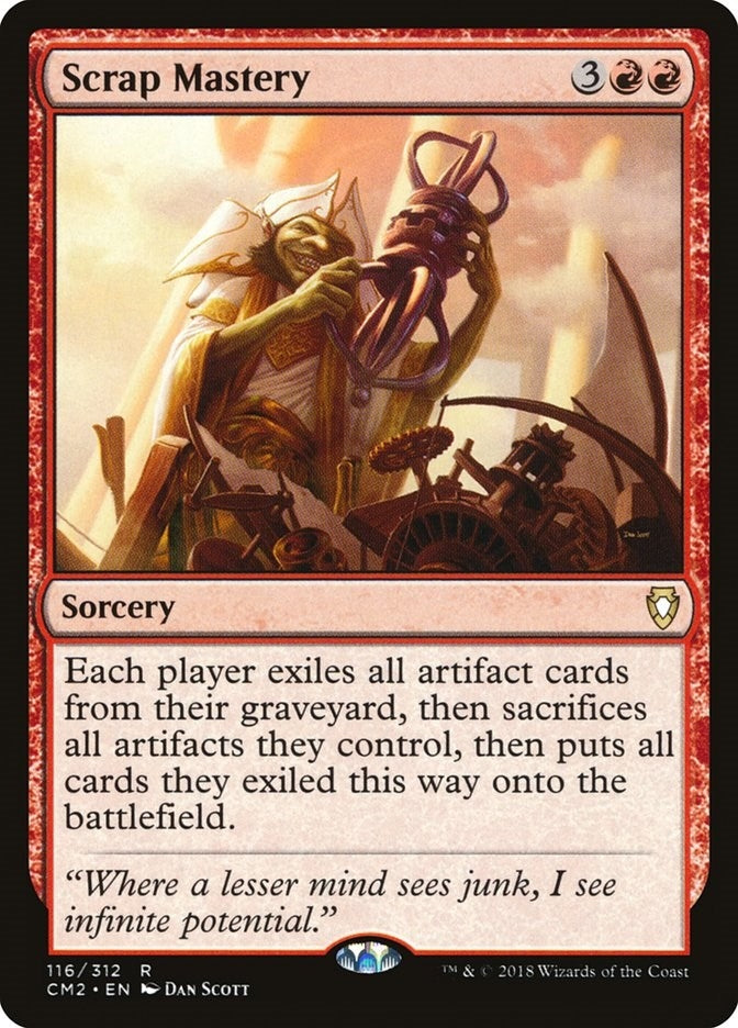Image for Scrap Mastery (Commander Anthology Volume II) (116) - Magic: The Gathering
