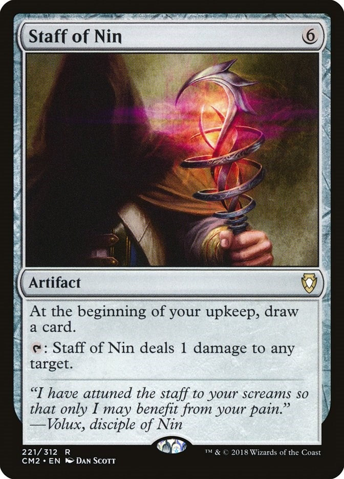 Image for Staff of Nin (Commander Anthology Volume II) (221) - Magic: The Gathering