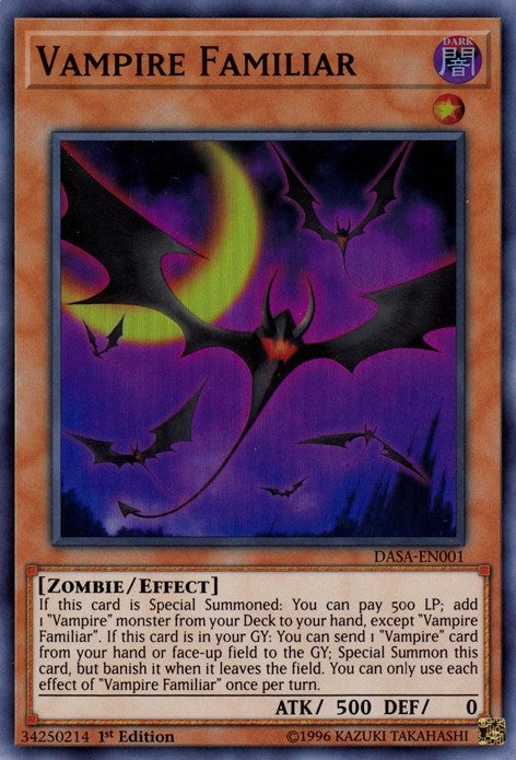 Image for Vampire Familiar (Dark Saviors) (DASA-EN001) - YuGiOh