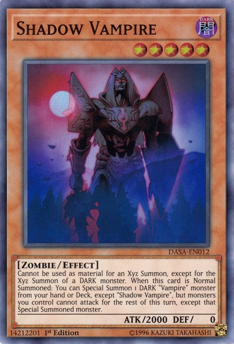 Image for Shadow Vampire (Dark Saviors) (DASA-EN012) - YuGiOh
