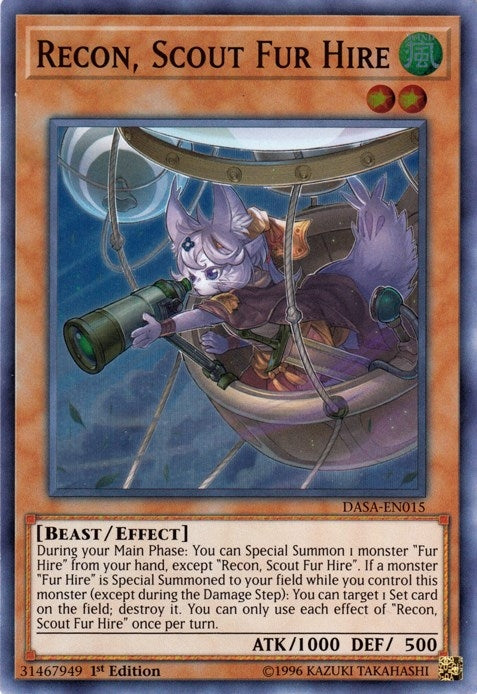 Image for Recon, Scout Fur Hire (Dark Saviors) (DASA-EN015) - YuGiOh