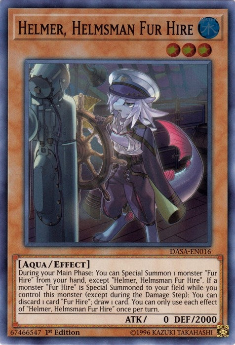 Image for Helmer, Helmsman Fur Hire (Dark Saviors) (DASA-EN016) - YuGiOh