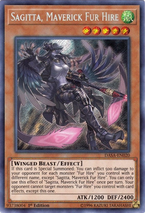 Image for Sagitta, Maverick Fur Hire (Dark Saviors) (DASA-EN020) - YuGiOh