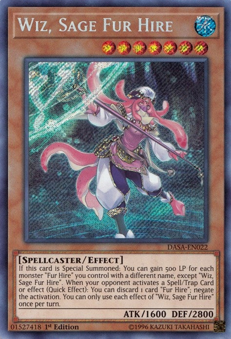 Image for Wiz, Sage Fur Hire (Dark Saviors) (DASA-EN022) - YuGiOh