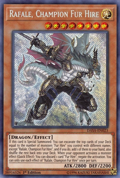 Image for Rafale, Champion Fur Hire (Dark Saviors) (DASA-EN023) - YuGiOh