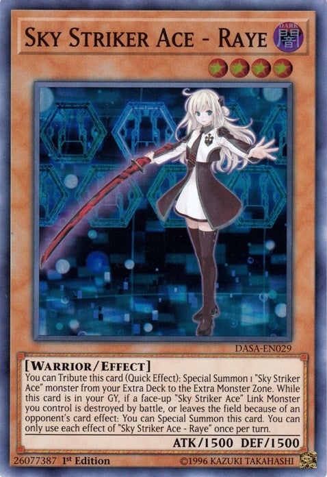 Image for Sky Striker Ace - Raye (Dark Saviors) (DASA-EN029) - YuGiOh