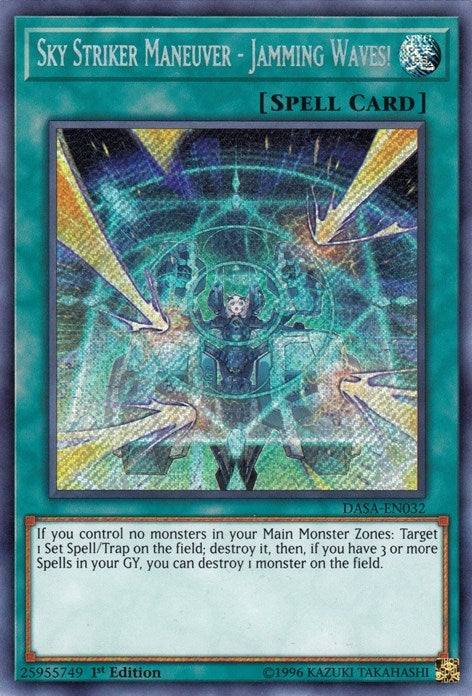 Image for Sky Striker Maneuver - Jamming Waves! (Dark Saviors) (DASA-EN032) - YuGiOh