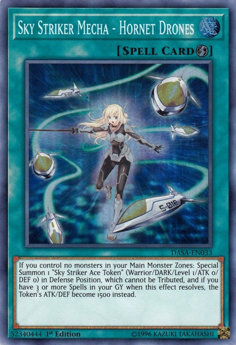 Image for Sky Striker Mecha - Hornet Drones (Dark Saviors) (DASA-EN033) - YuGiOh