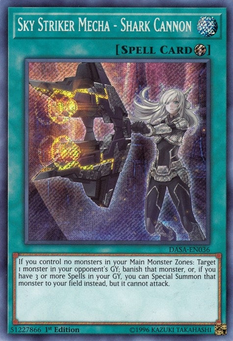 Image for Sky Striker Mecha - Shark Cannon (Dark Saviors) (DASA-EN036) - YuGiOh