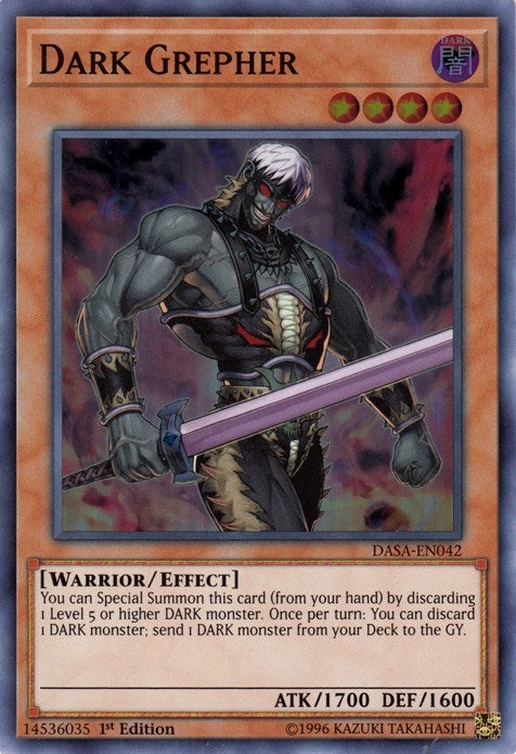 Image for Dark Grepher (Dark Saviors) (DASA-EN042) - YuGiOh