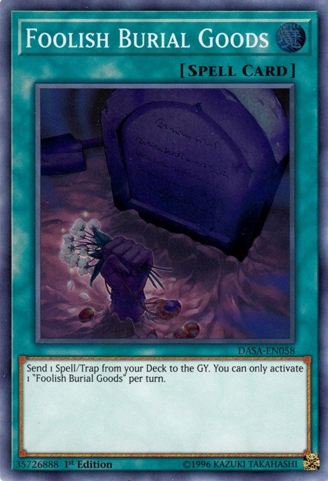 Image for Foolish Burial Goods (Dark Saviors) (DASA-EN058) - YuGiOh