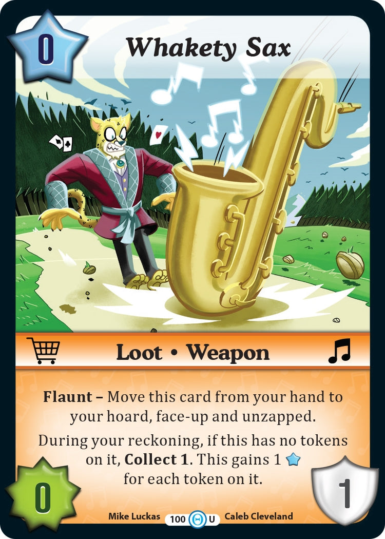 Image for Whakety Sax (The Desolation of Blarg) (100) - Munchkin CCG
