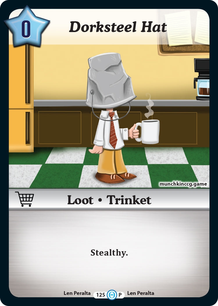 Image for Dorksteel Hat (The Desolation of Blarg) (125) - Munchkin CCG