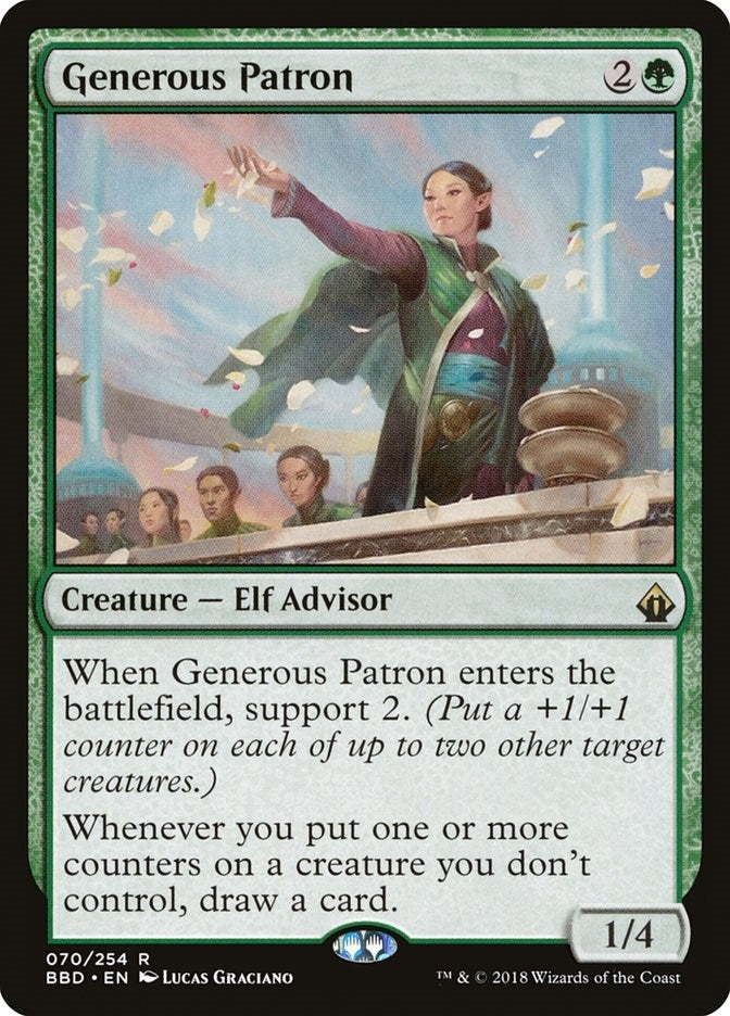 Image for Generous Patron (Battlebond) (70) - Magic: The Gathering