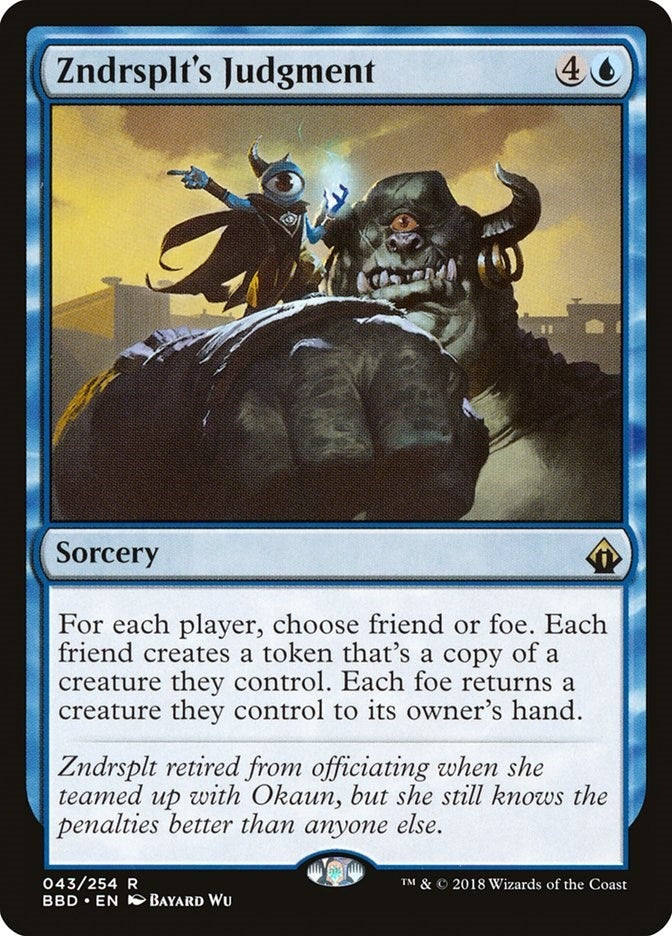 Image for Zndrsplt's Judgment (Battlebond) (43) - Magic: The Gathering