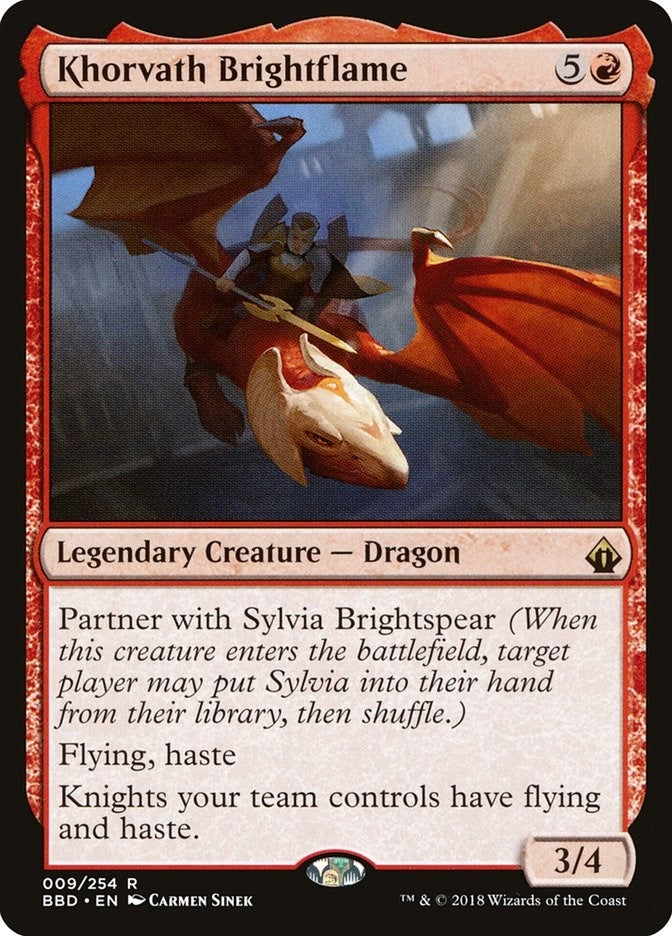 Image for Khorvath Brightflame (Battlebond) (9) - Magic: The Gathering