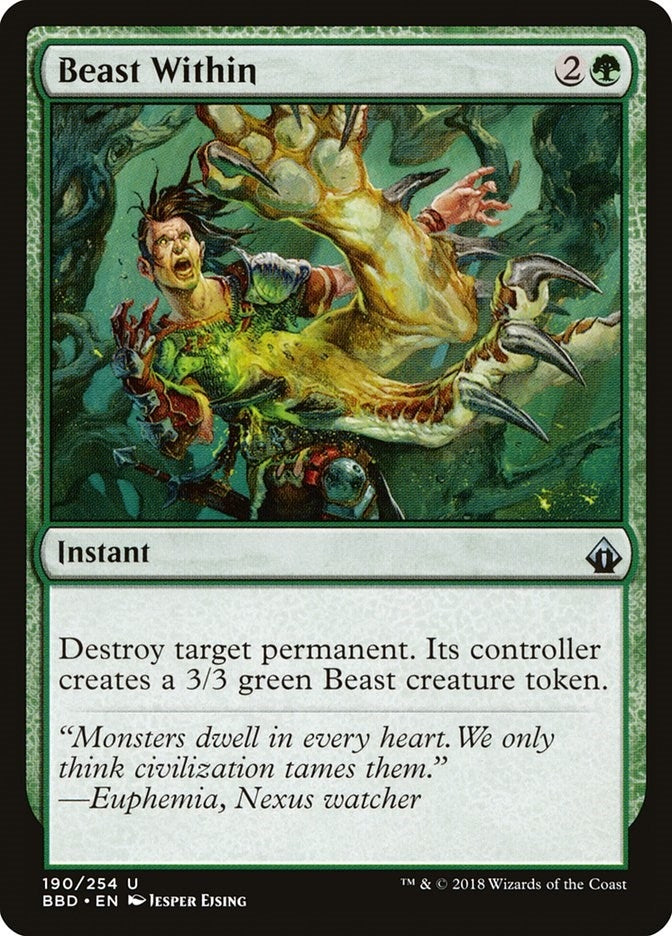 Image for Beast Within (Battlebond) (190) - Magic: The Gathering
